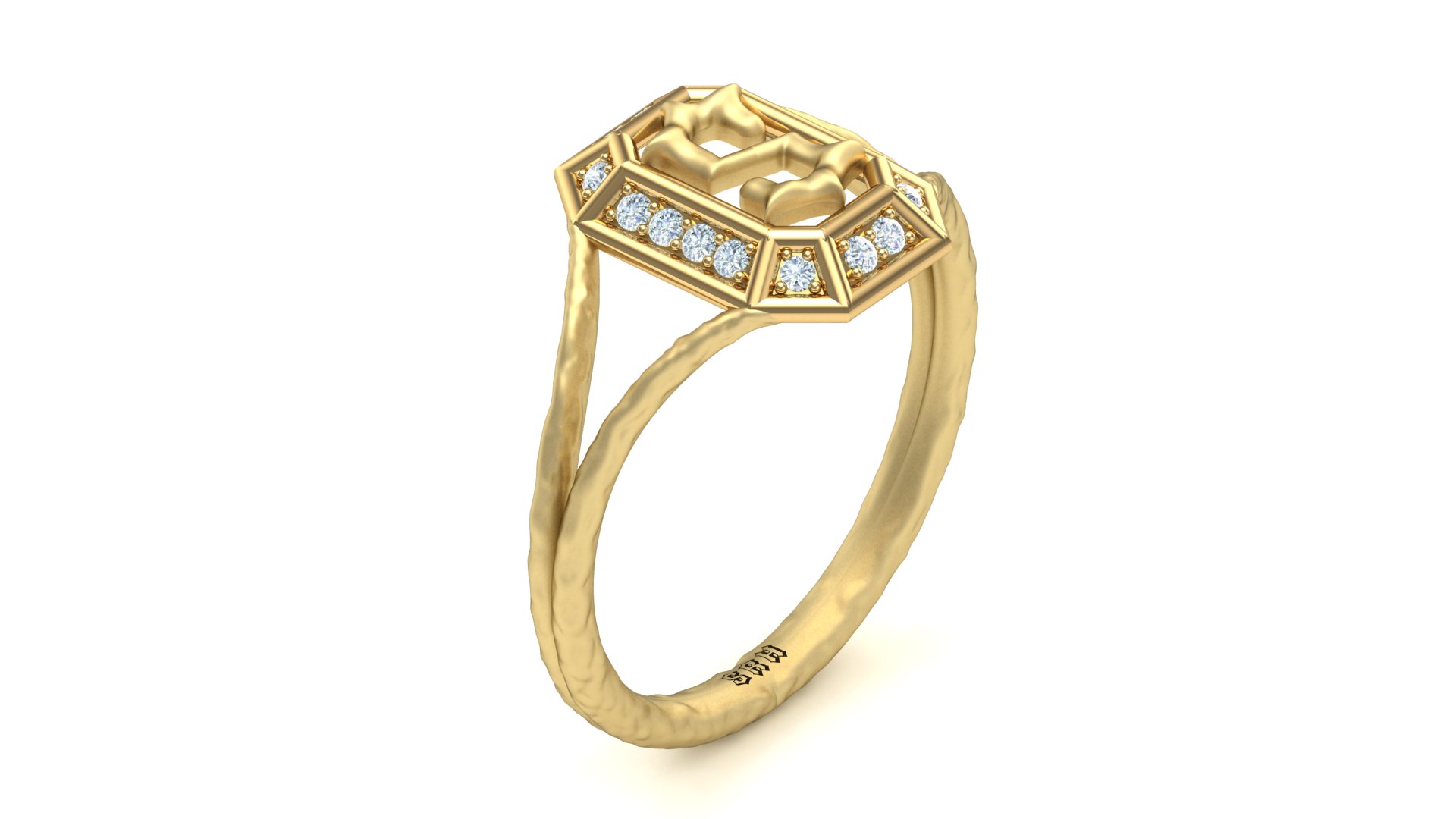 SRH Classic Monogram Ring